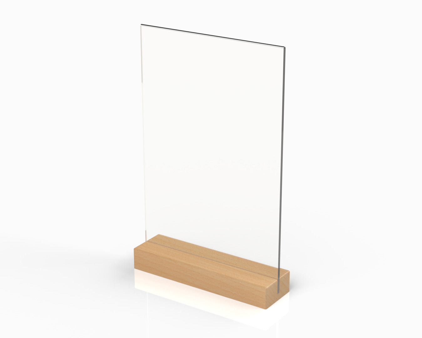 Wooden Menu Stands for Restaurants, Cafes & Events (pack of 2) A5