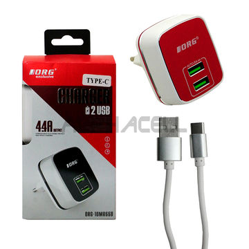 CHARGER HOUSE ORG 4.4A 2xusb IPH-10MR66B - SA