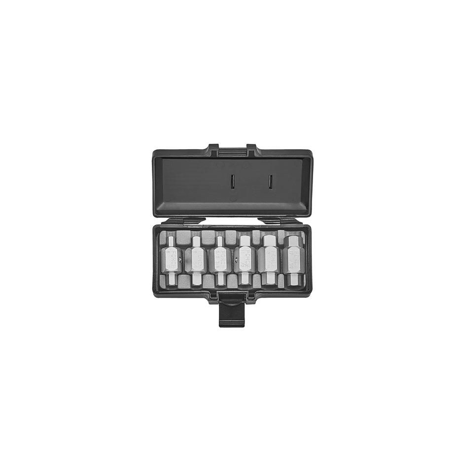 Force 6Pc Fill/Drain Plug Key Set
