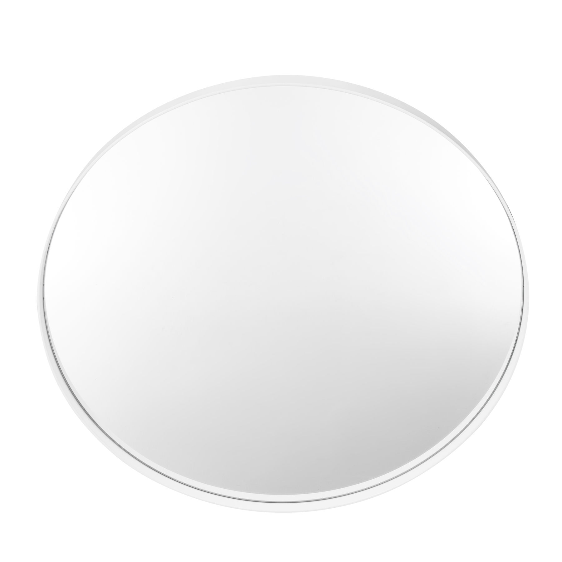 Paramount Mirrors & Prints - Thin Round 800mm - White