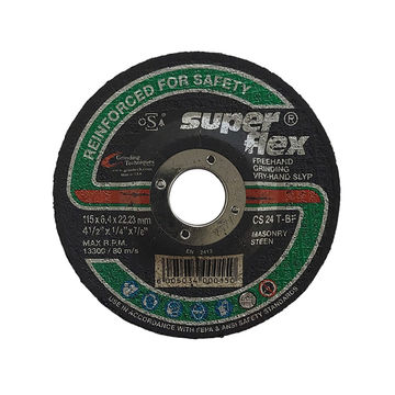 SUPERFLEX Abrasive Disc Grinding Stone 115mm x 6mm x 22.2mm