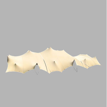 STRETCH TENT 6MX10M SEMI-HEAVYDUTY BEIGE
