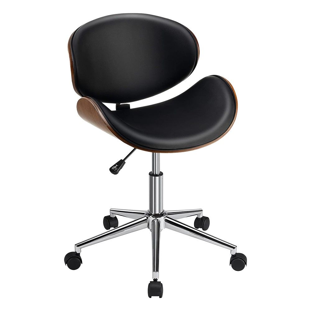 Everfurn Amos Mid Back Office Chair - Black