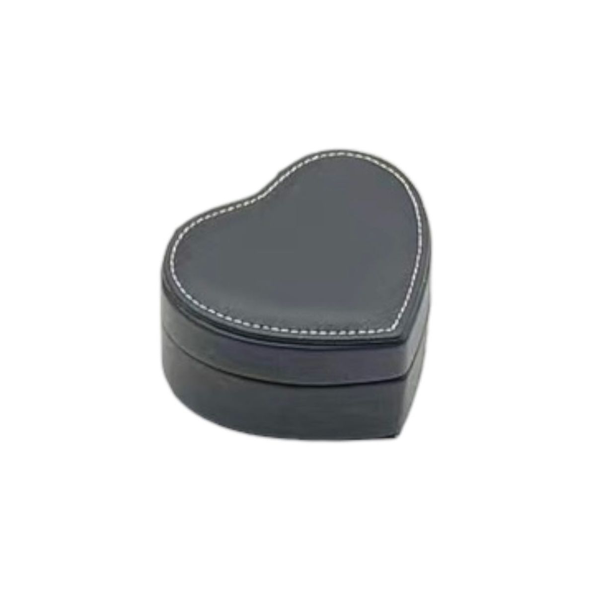 Mini Heart Shape Cute PU Jewelry Organizer Travel Jewelry Organizer-black