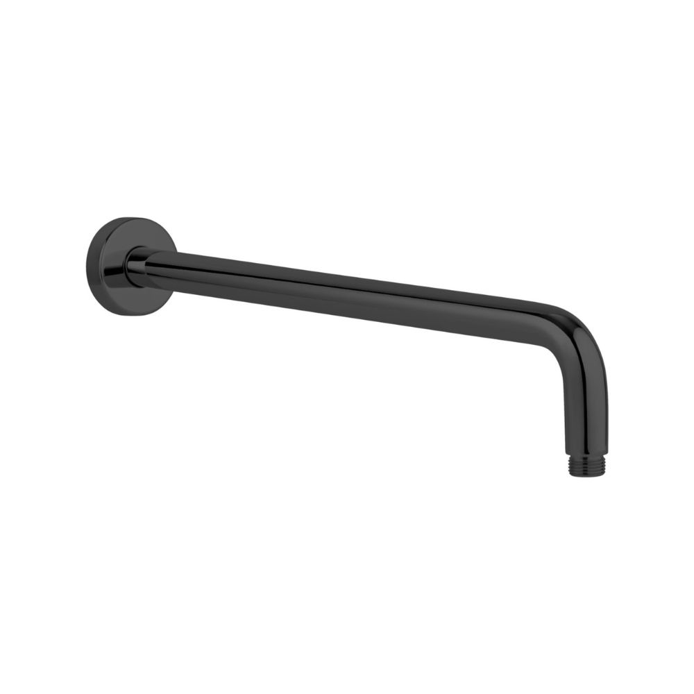 LUXUS BLACK ROUND SHOWER ARM