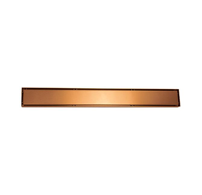 Devario Premio Shower Channel Solid Plate 600mm S/S`- Rose Gold