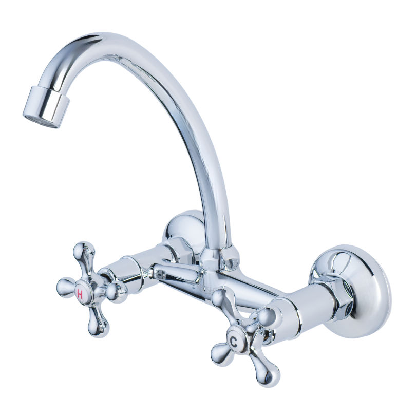 Sink Mixer Wall Type Veronica - Chrome