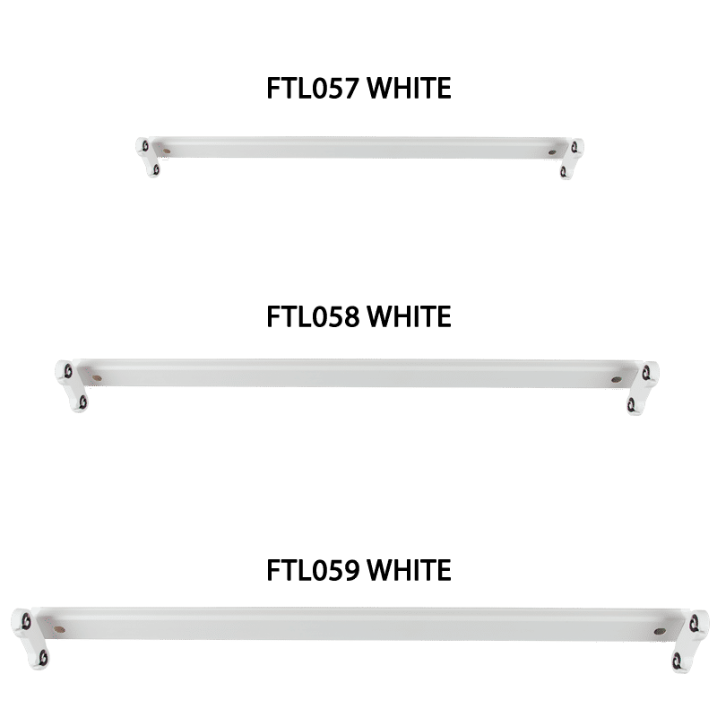 T8 LED PVC Open Channel Fitting