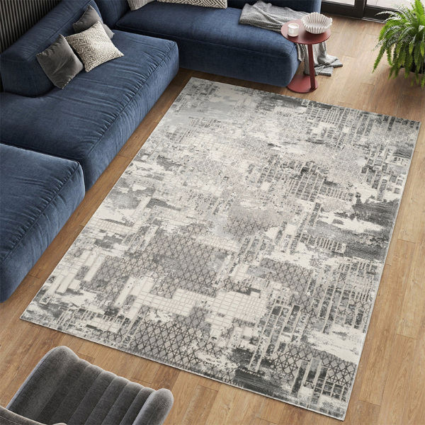 Lilla Jalisa Grey Rug 160 cm (W) x 230 cm (L)