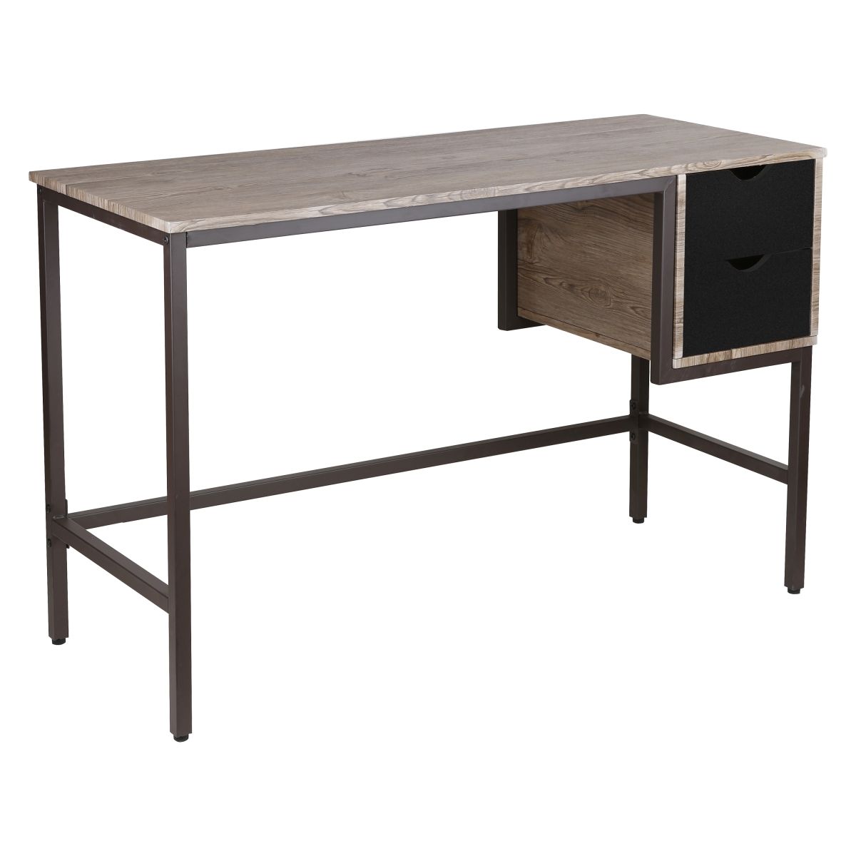 Everfurn Rampart Desk with Two Drawers