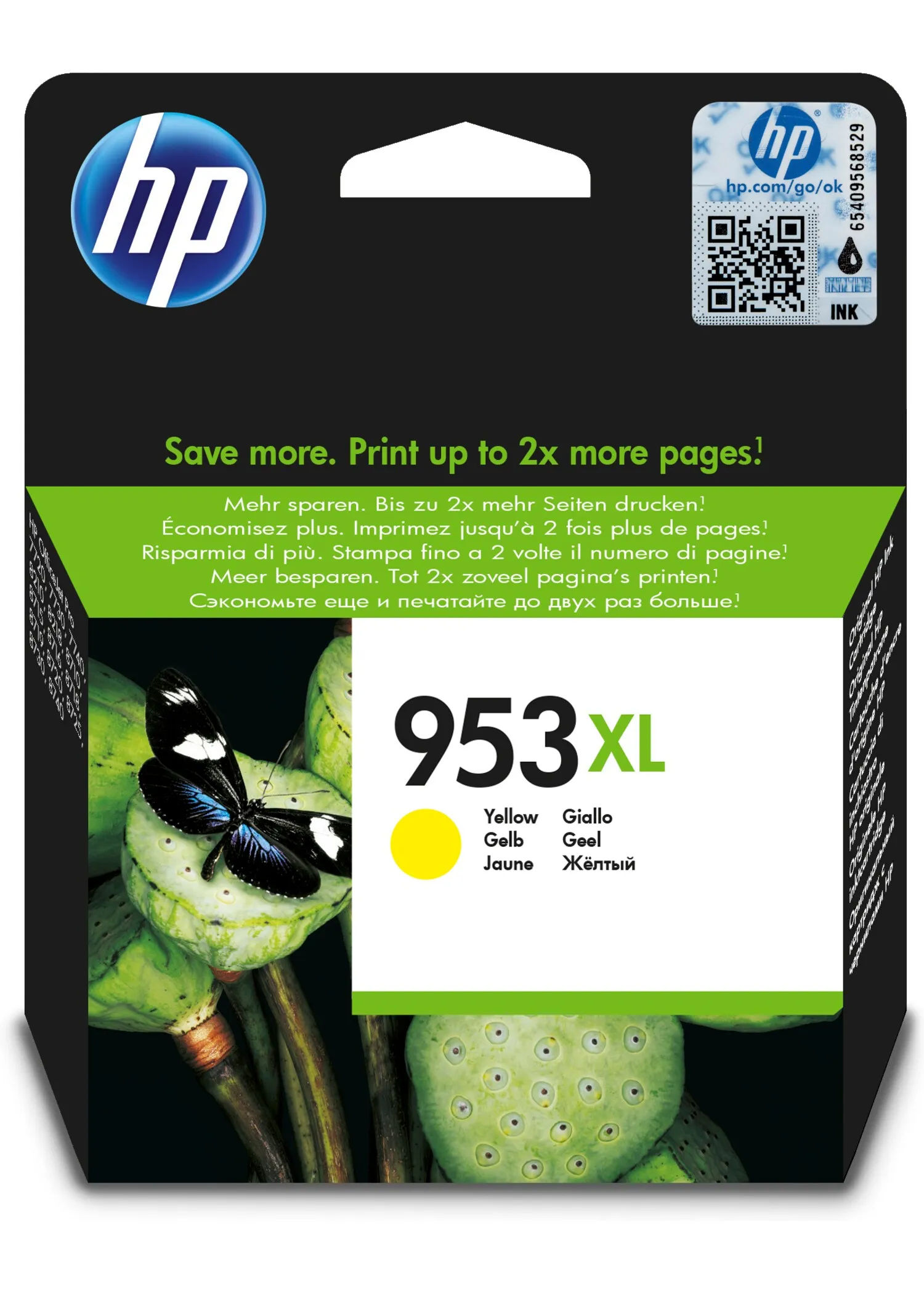 Hp # 953Xl High Yield Yellow Original Ink Cartridge - Hp Officejet Pro 8710 8720 8725 8730 8740