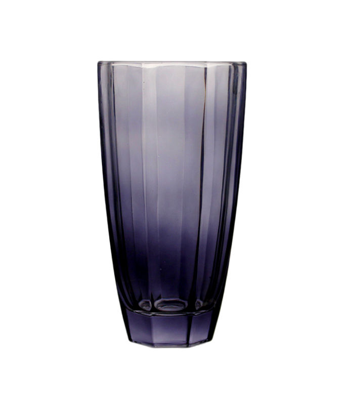 IRENA VASE HAMBURG 25CM GREY & BLACK - Set of 1
