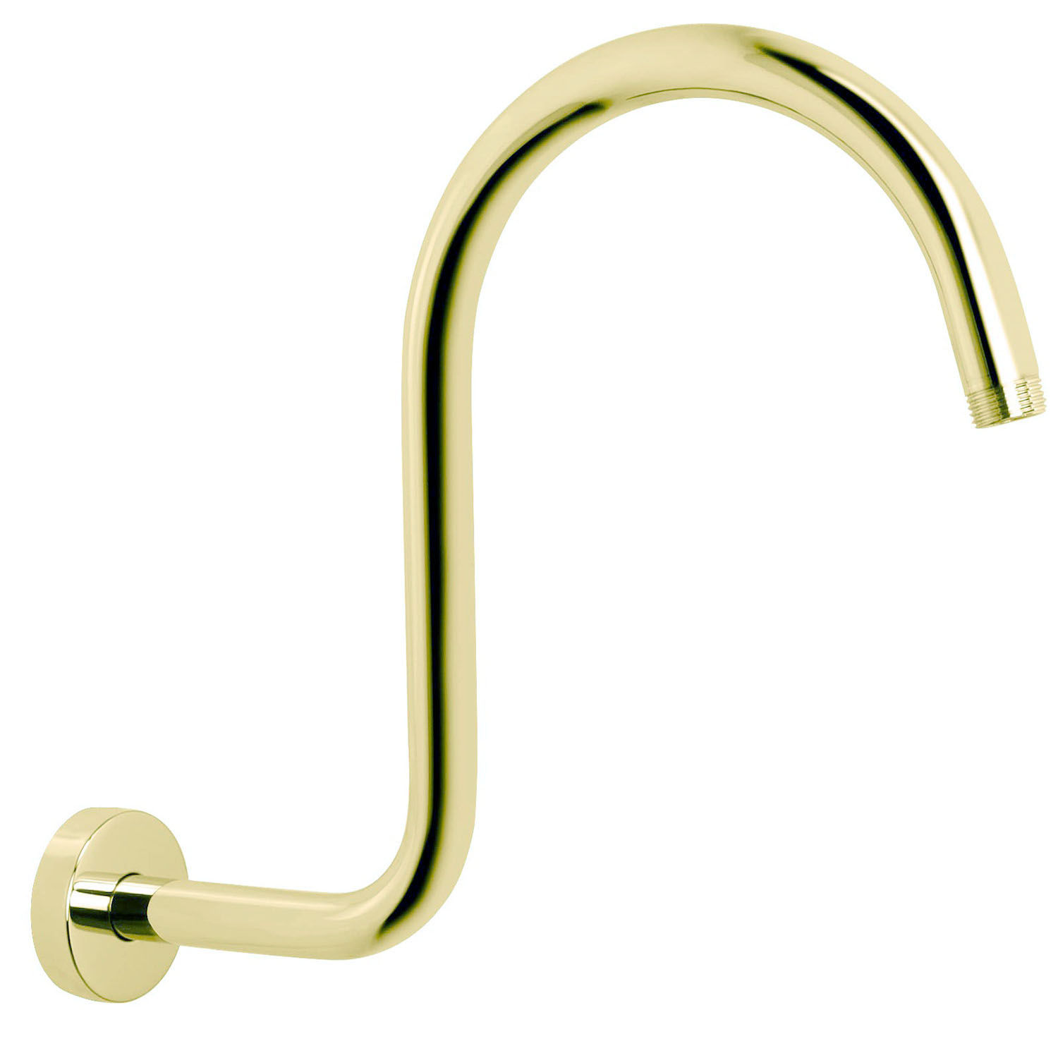 Trendy Taps Premium Quality Brushed Gold Goose Shower Arm