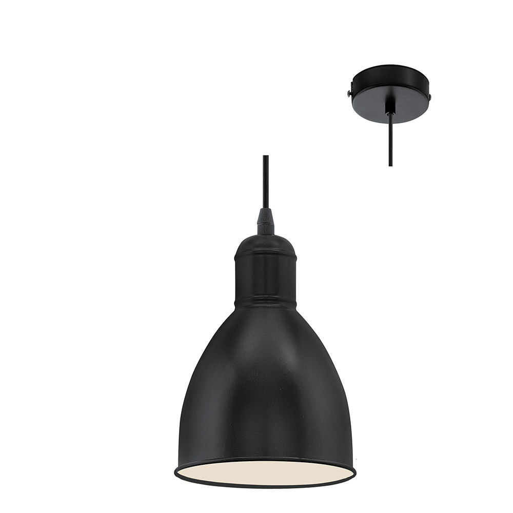 Priddy - Pendant - 155mm - Black/White