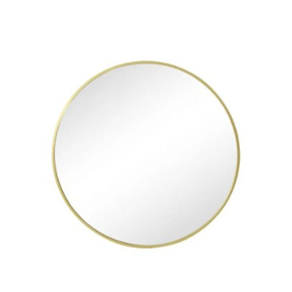 Round gold mirror - 600mm