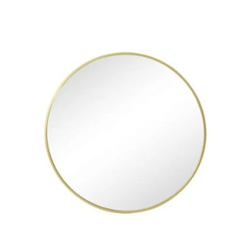 Round gold mirror - 600mm