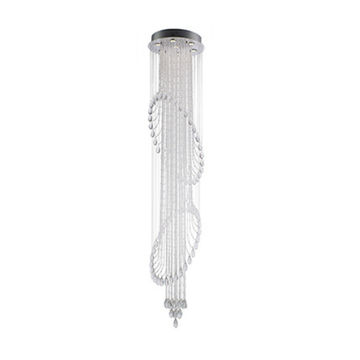7LT Ring Chandelier Crystal Chrome GU10 7x50w