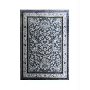 BK Carpets & Rugs -  Persian Inspired Isfahan Rug  –  2m x 2,9m - Black  & Grey