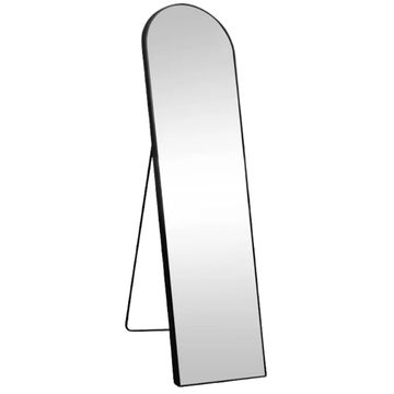 Muett 155cm x 45cm Black Arch Standing Mirror