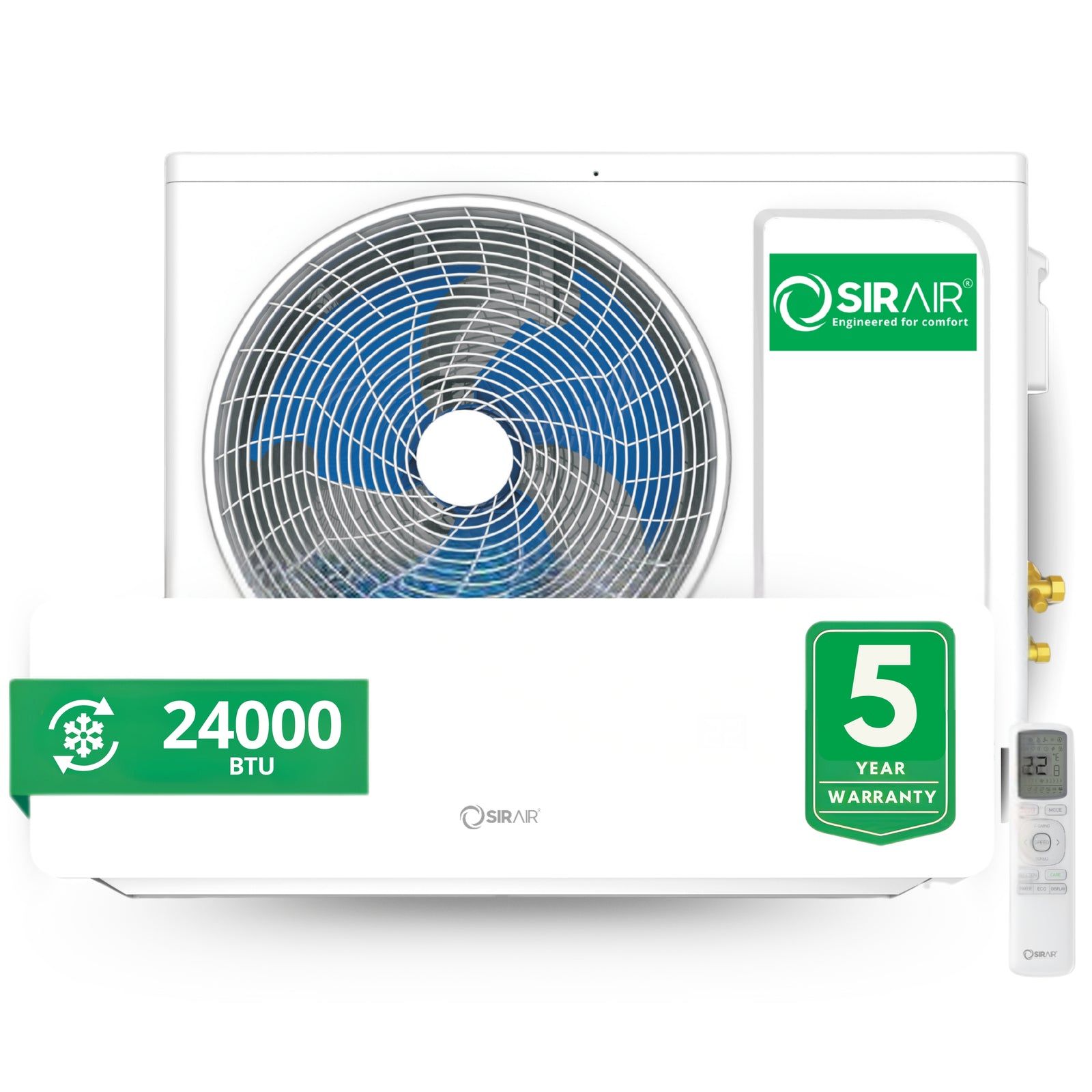 Sirair Split Wall Airconditioner 24000 BTU Calibre