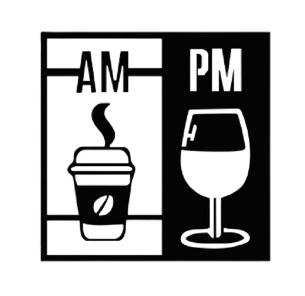 AM & PM Drink wall art