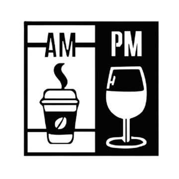 AM & PM Drink wall art