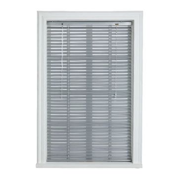 WOODLY -Aluminium Venetian Blind, Silver, 1000mm x 1600mm