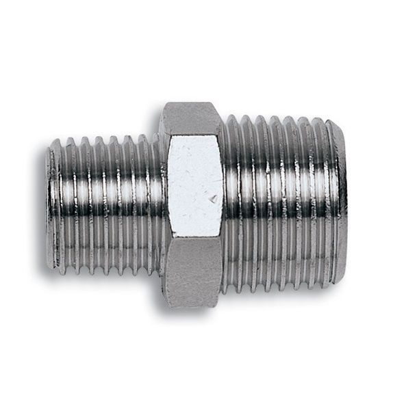 GAV - Taper Reducer Nipple 1/4 x 1/2 M/M Packaged - 3 Pack