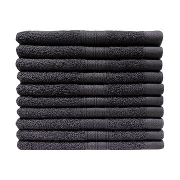 Bunty's Plush 450GSM 30x50cms Guest Towels - Castlerock(10pc pack)