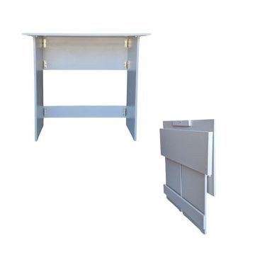 Flip n Flat Folding Portable Desk 80x50cm - Grey Whisper