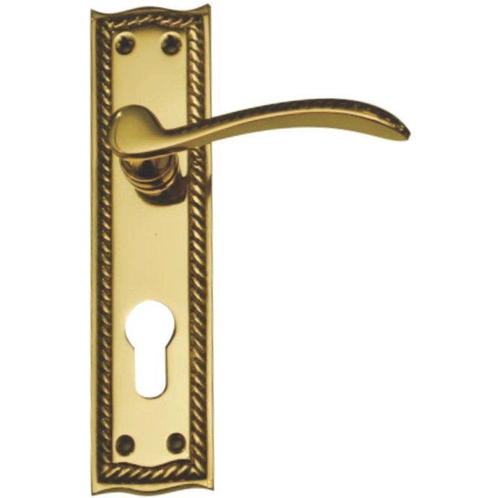 Georgian Lever Handle on Plate