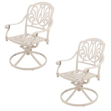 Protea Swivel Aluminium Patio Chair / Garden Chair / Outdoor Chair  -  Set of 2  - SAND
