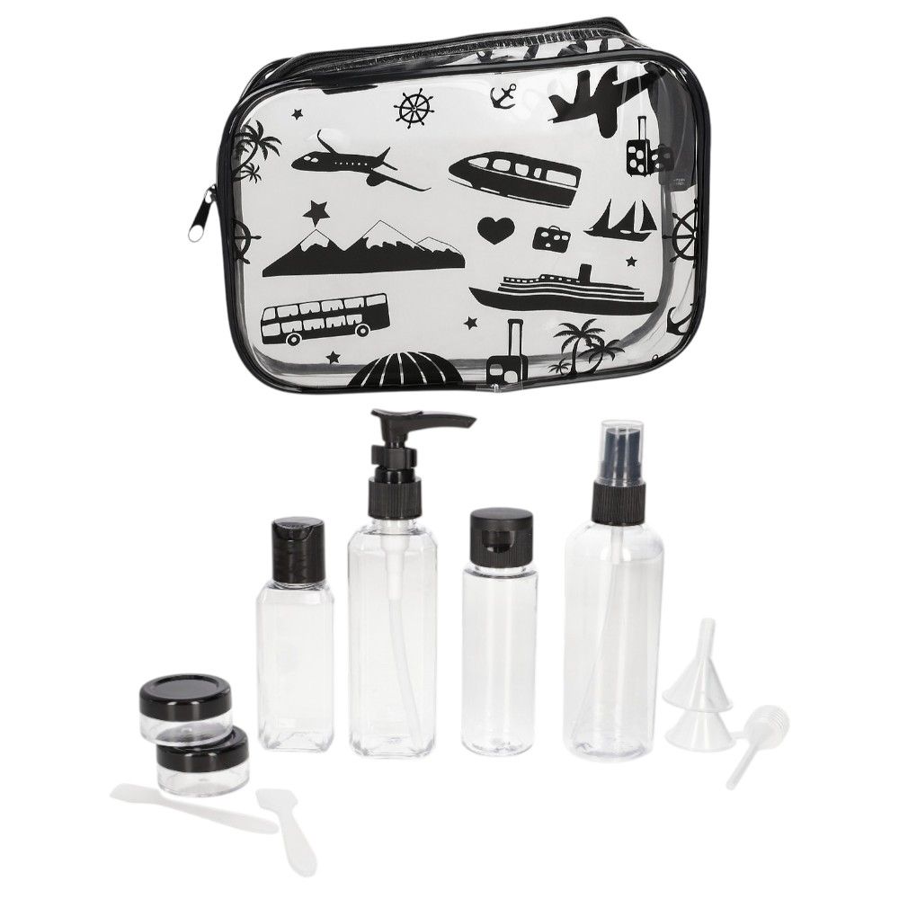 Toiletry Travel Bottle Set 13 Piece