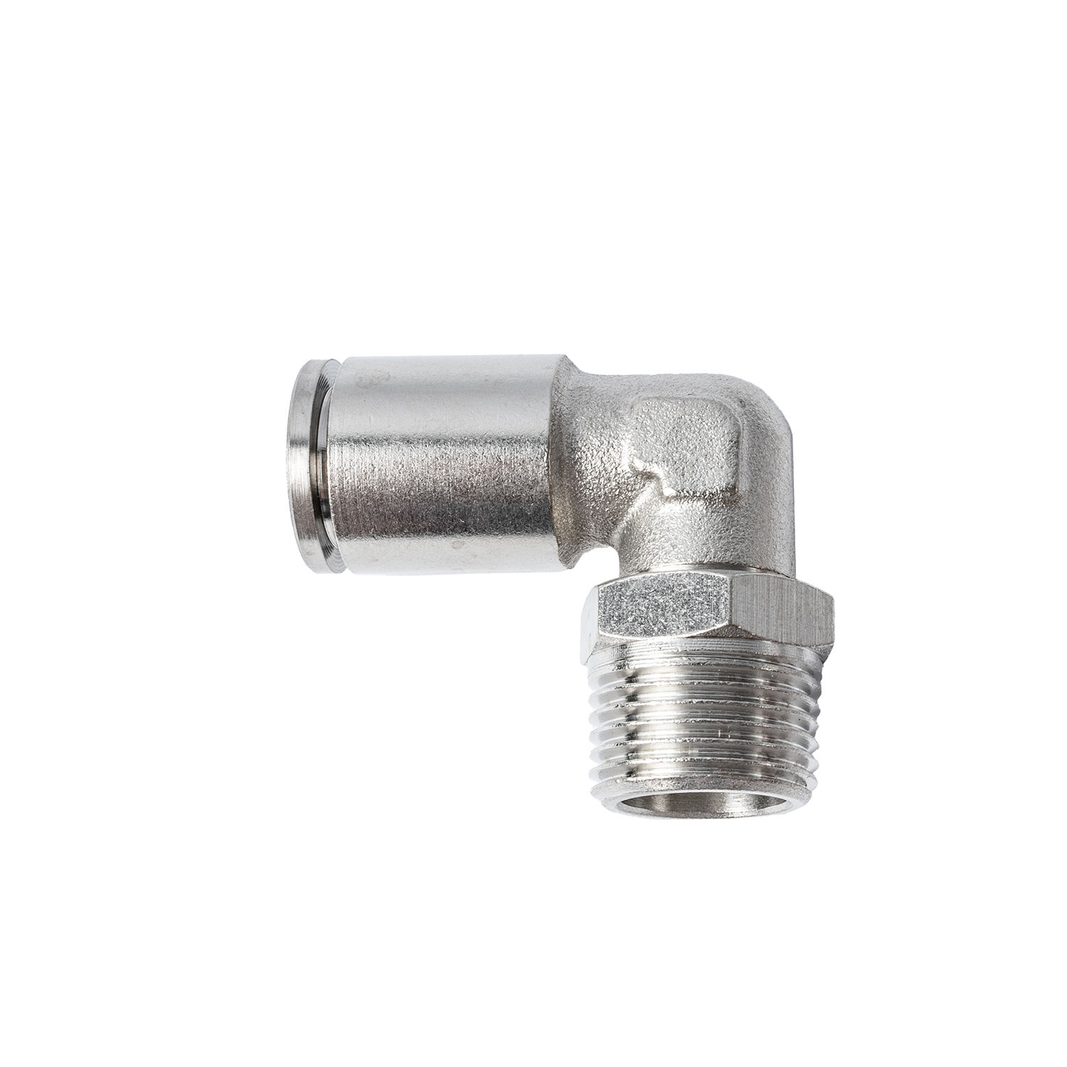 Metal Pu Fitting Elbow 10Mm 3/8" M