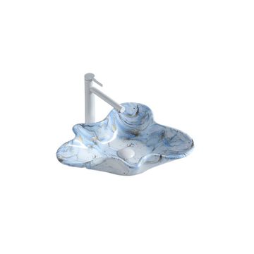 Counter top Ceramic Basin / table top - Bat Blue Marble