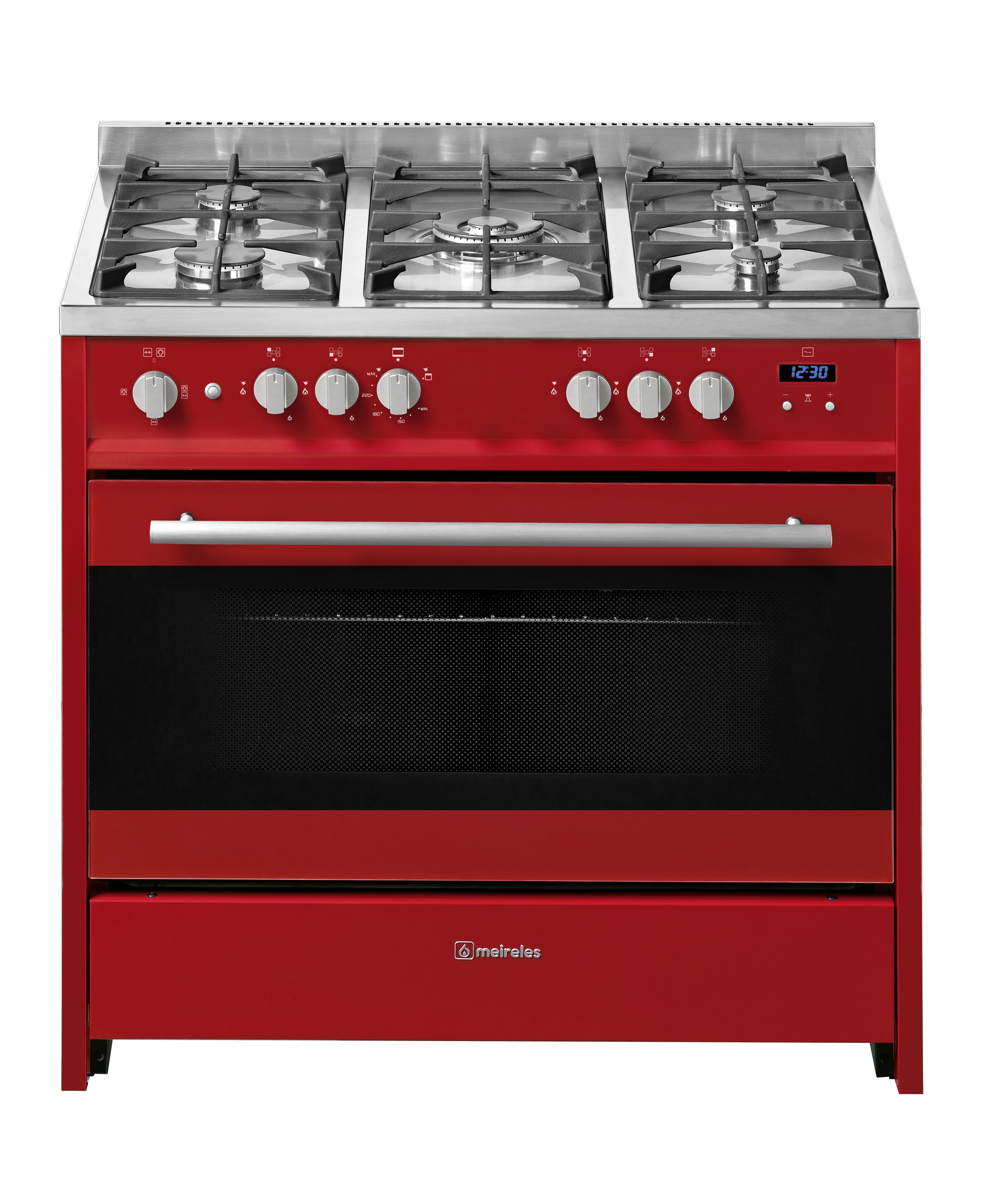 Meireles Freestanding Gas Gas Red Stove G90SPC R