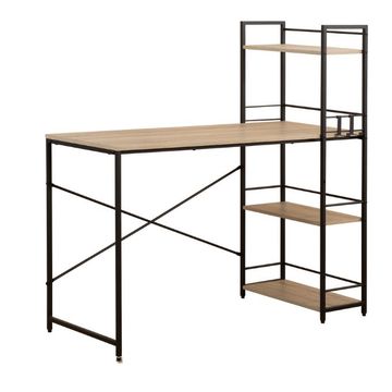 Everfurn Regal Office Desk and Bookcase
