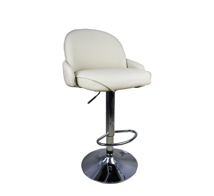 Vividitto - Bar Stool in PU Leather - Cream