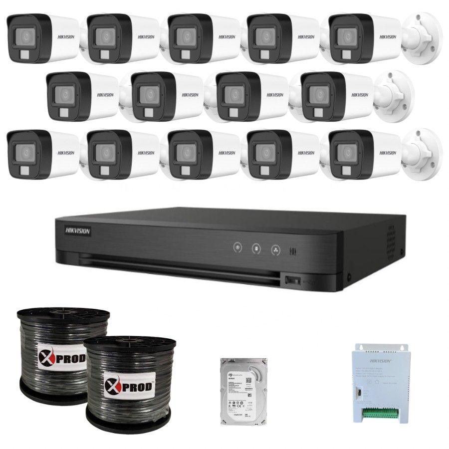 Hikvision 16 Channel 5MP AcuSense Pro Kit