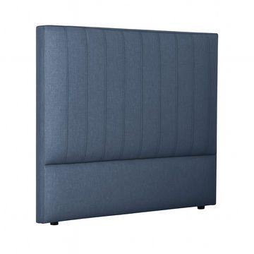 Liora Upholstered Linen Headboard King Linen Indigo