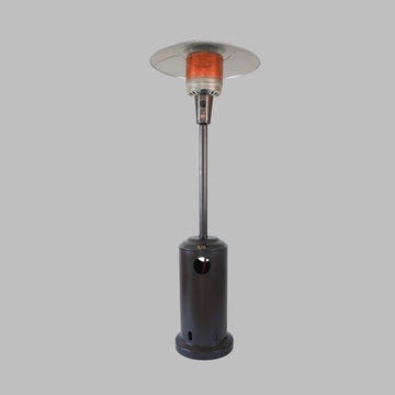 Alva - Gas Patio Heater With Bronze Hammertone Cabinet