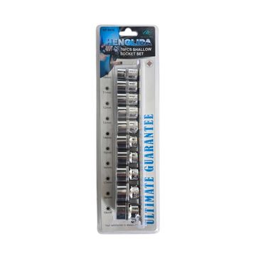 NT TOOLS - 3/8" Drive Hex Socket Set - 10 Pcs CR - V