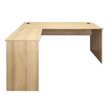 Denver Office Furniture | L Shape Desk 1600 | Washed Shale