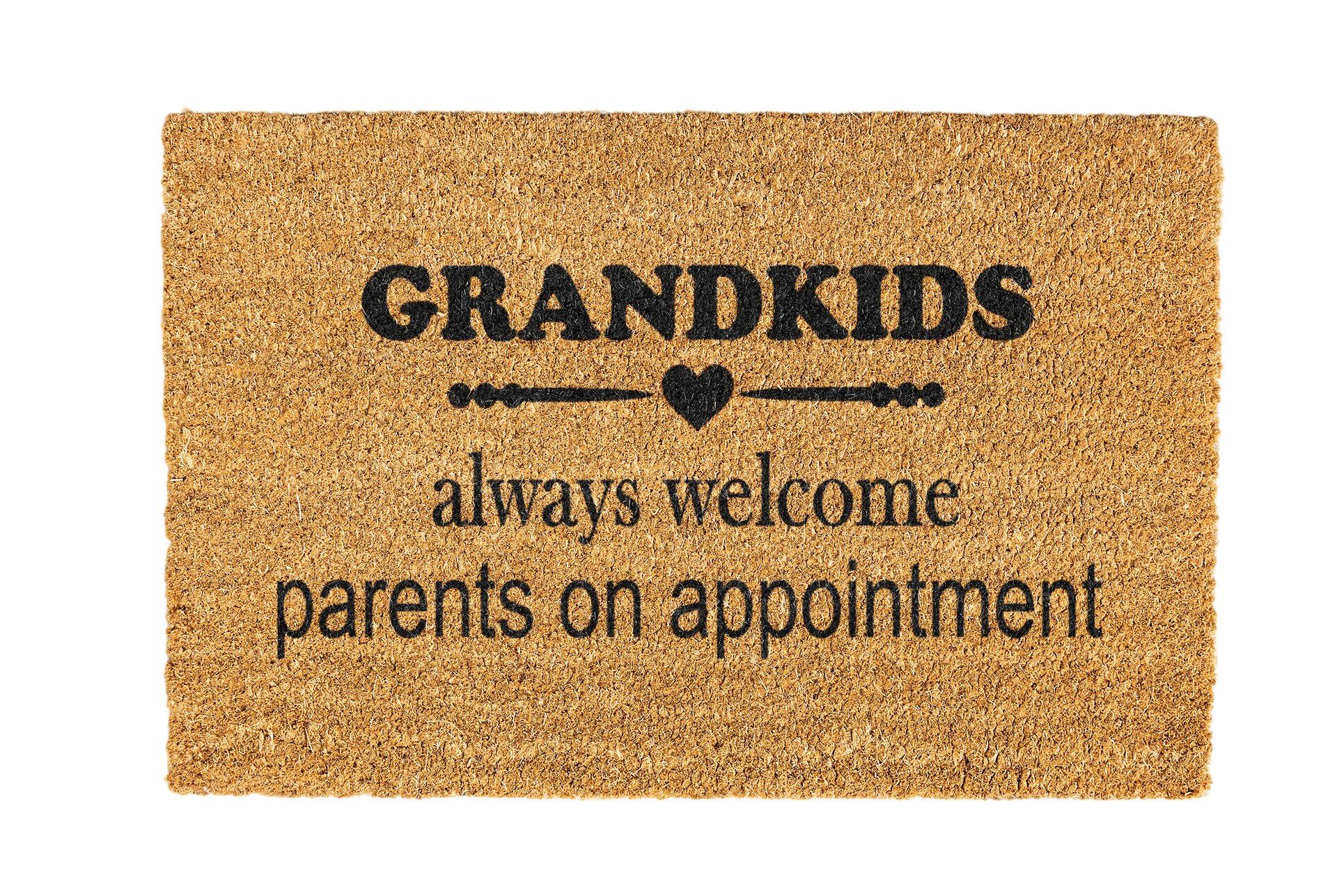 Grankids Always Welcome Coir Doormat Design 700 x 400mm