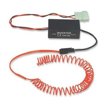 Manhattan El Cable Neon Flaming Red - Flexible Wire, Bright Red Glow, 1.5M Length, Inverter Included, Standard 4 Pin Power Supply Connector