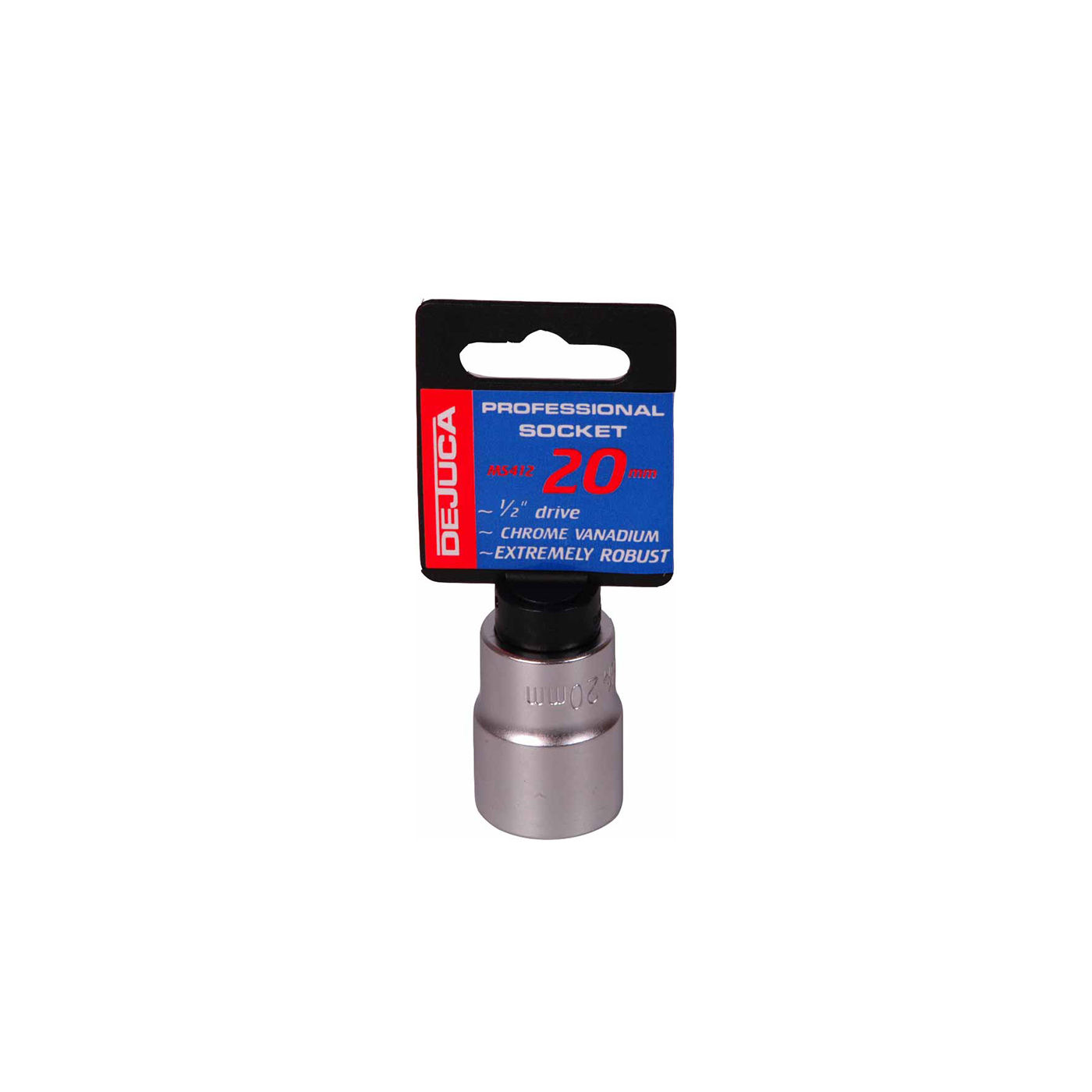 Dejuca - Socket - Cv - Fd - 1/2 Inch drive - 6pt - 20mm - 10 Pack