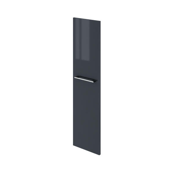 Wall hung cabinet door SENSEA Remix paris grey 30x115cm