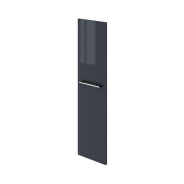 Wall hung cabinet door SENSEA Remix paris grey 30x115cm