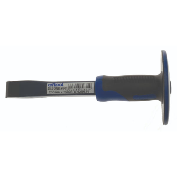 Aftool Cold Chisel with Hand Guard Grip 250mm x 25mm