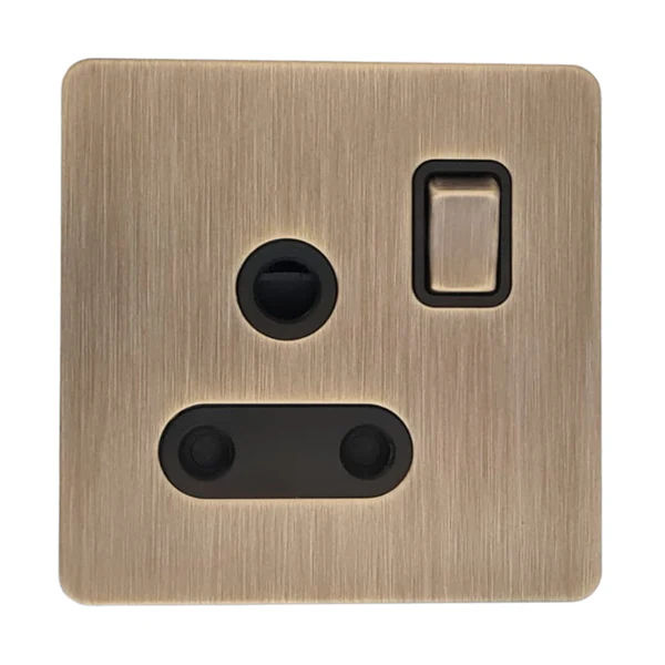 Bastille Brushed Brass - SA Socket